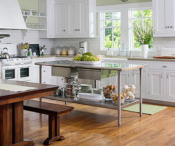Thiết kế đảo bếp xinh xắn